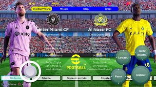 EFOOTBALL PES 2024 MOBILE ANDROID OFFLINE GRÁFICOS PS5 | FIFA 16 MOBILE MOD EFOOTBALL & KITS 23-24