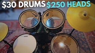 Can New Drumheads Save This $30 Kit?