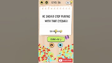 Brain Test Tricky Words Level 126 Walkthrough