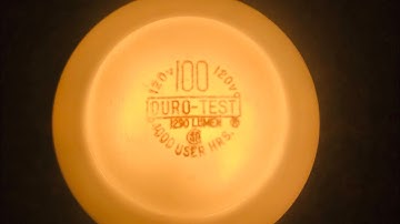 100 Watt Duro Test Incandescent Bulb