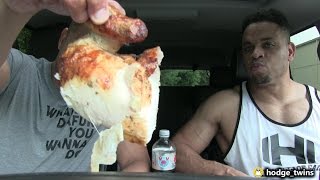 Eating Peruvian Rotisserie Chicken @hodgetwins