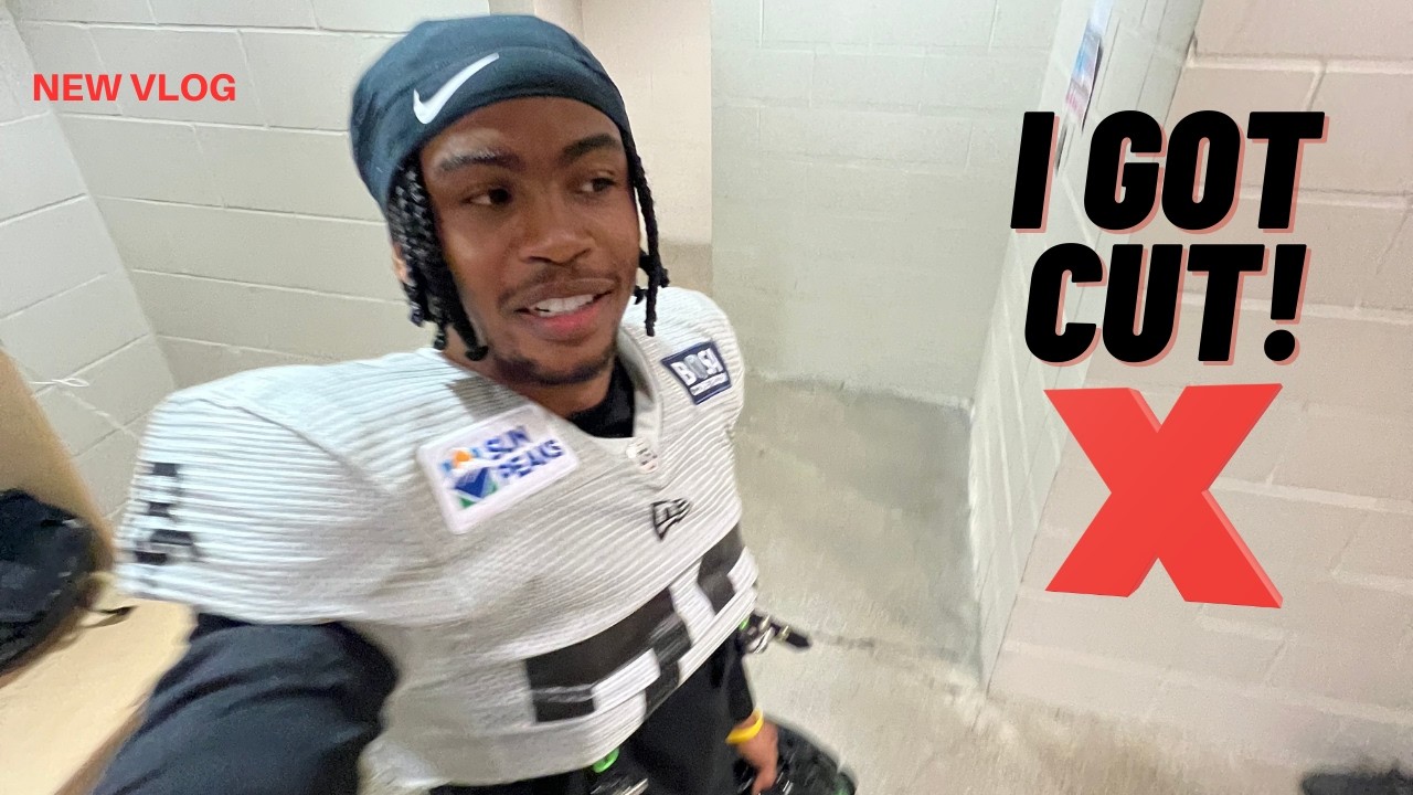 I GOT CUT BY A PROFESSIONAL FOOTBALL TEAM!