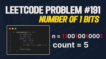Number of 1 Bits - Leetcode Problem 191