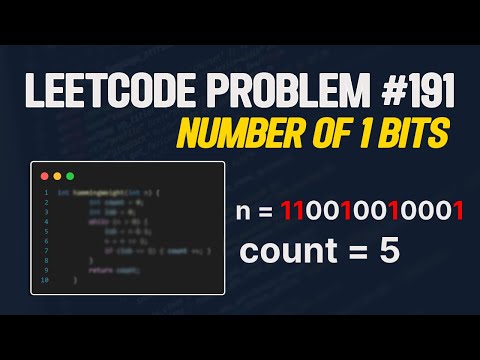 Number of 1 Bits - Leetcode Problem 191