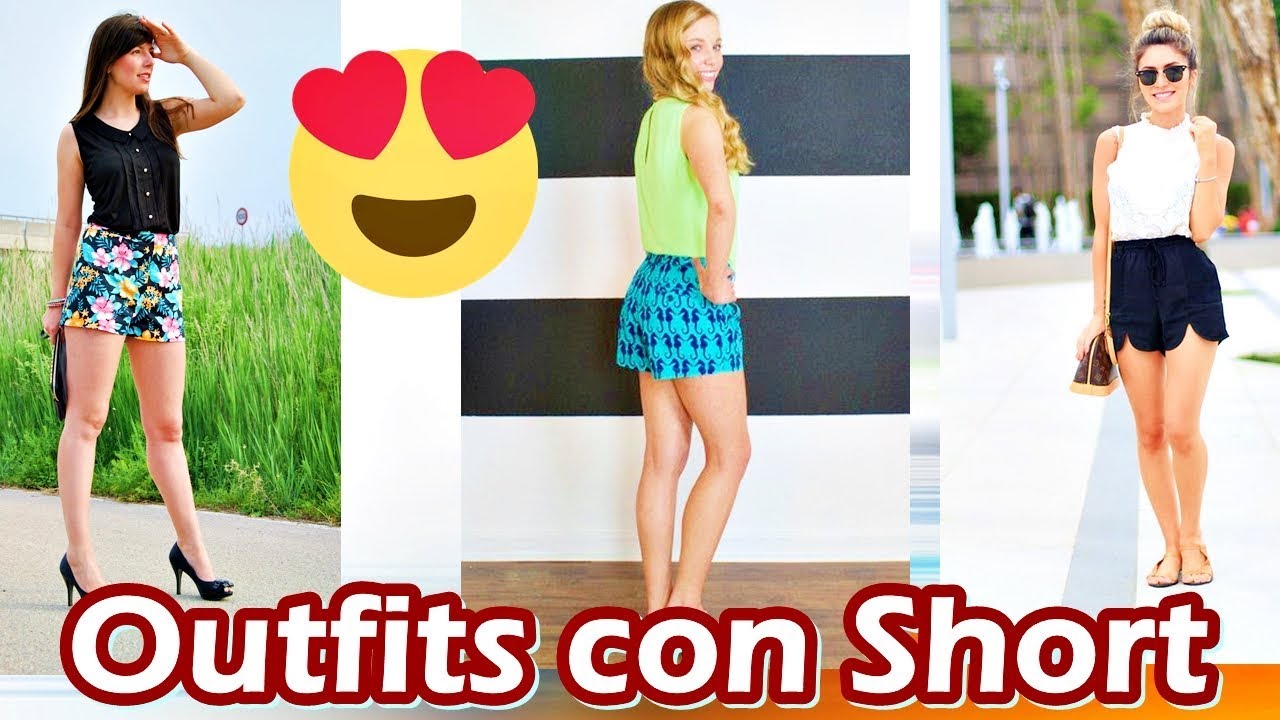 outfits con pantalones cortos