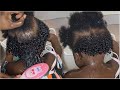 2 ways to thicker, longer hair with aloe vera | Aloe vera oil and detangler | Baby wash day routine