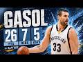 Marc Gasol 26 pts 7 rebs 5 asts vs Raptors 14/15 season