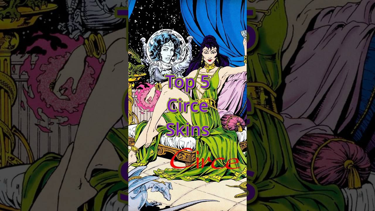 Top 5 Circe Skins #superheroskins #gaming #dccomics #marvelrivals #wonderwoman #justiceleague
