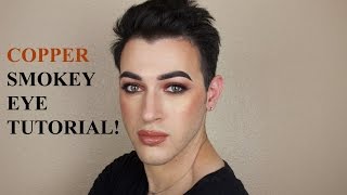 Talk Through Fall Makeup tutorial: Copper smokey eye | MannyMua