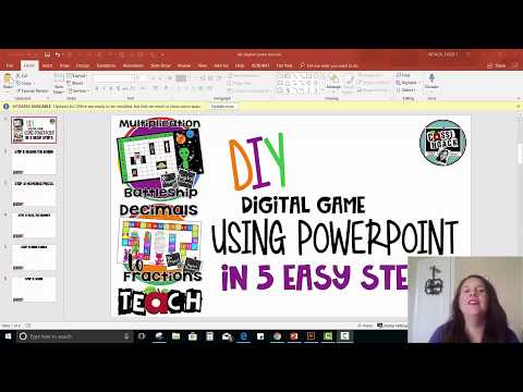 How to make a digital game board activity for your classroom or math class
