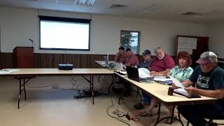 Town Board Meeting – August 13, 2019