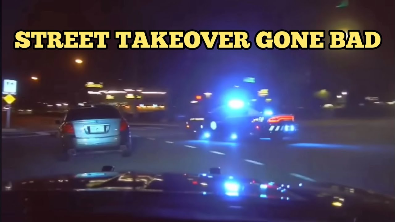 Street Takeover Ends Bad In Florida | FHP Troopers In Wild High Speed ...