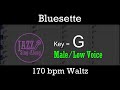 Bluesette - Backing Track with Intro + Lyrics in G (Male) - Jazz Sing-Along