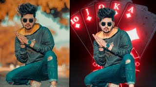 Playing Card Background Photo Editing | PicsArt And Lightroom Photo Editing Halim kng #short #shorts screenshot 1