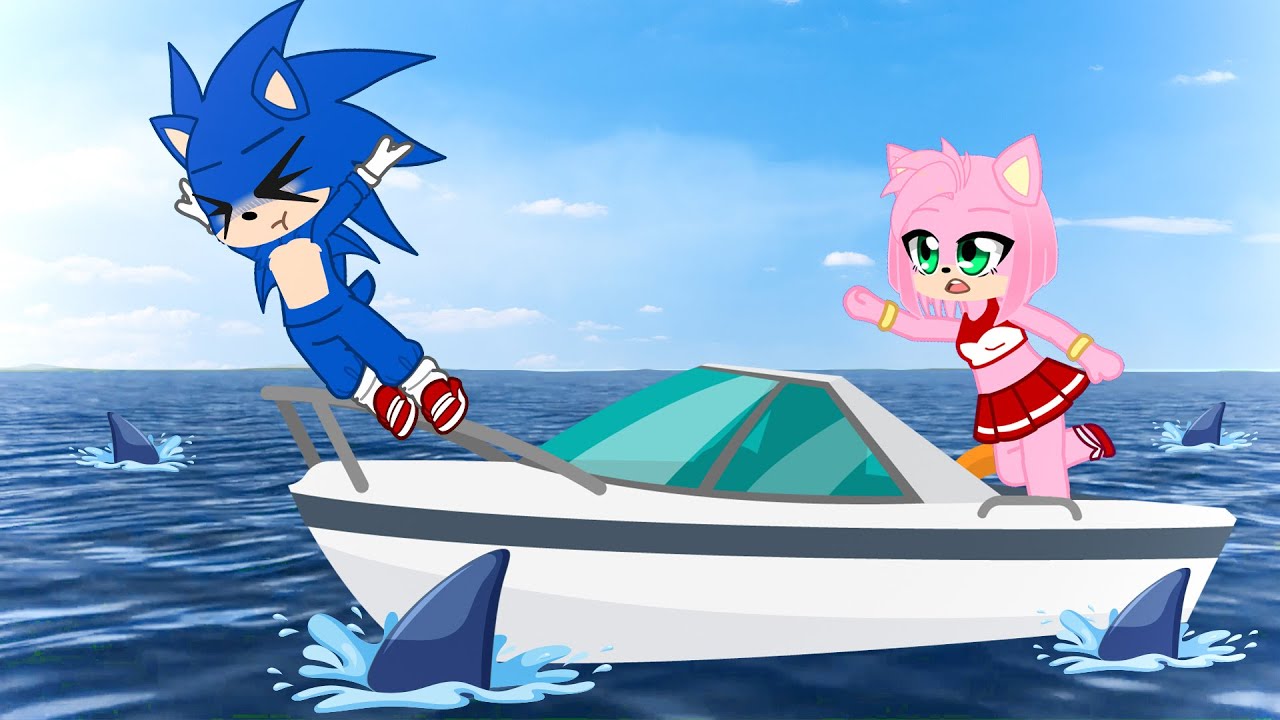 Sonic at Deep Sea | Gacha Club Meme Animation | Sonic the Hedgehog and Amy ...