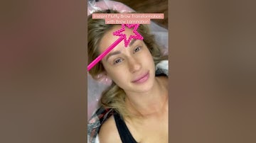 Instant Fluffy Brow Transformation with Brow Lamination #browlamination #eyebrows #eyebrow #brows