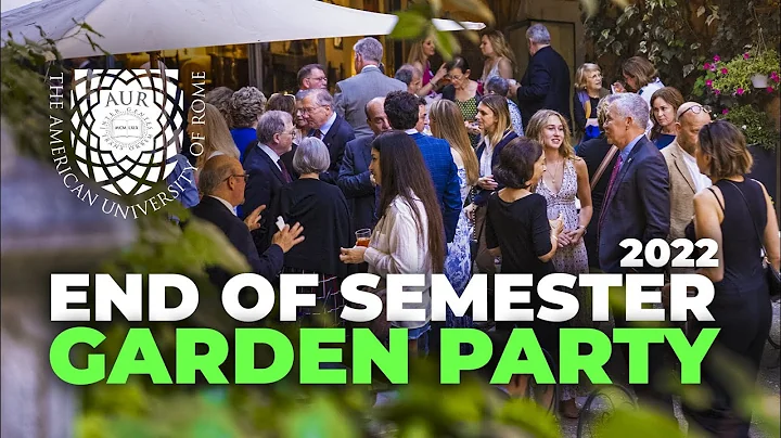 End of Semester Garden Party & Professor Kathleen ...