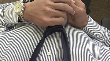 How to tie a Half Windsor Knot Point of View (POV) Instructional Video