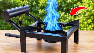No gas, no wood ! This DIY 3-in-1 waste oil stove gives you free heat! Hidden free energy 🔥