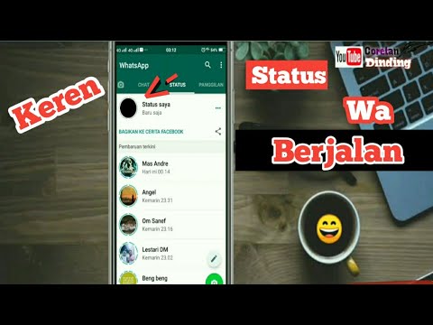 Cara Membuat Status Wa Chat Berjalan - Youtube