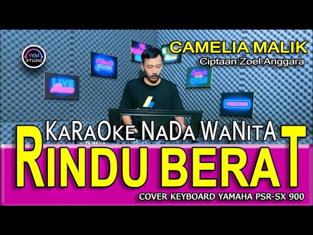 RINDU BERAT - Karaoke Nada Wanita (CAMELIA MALIK ) class=