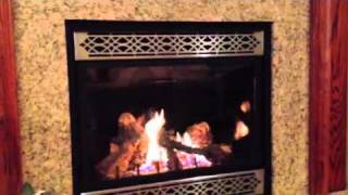 Napoleon gd36 burning Fireplaces Plus