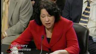 Senator Graham Questions Judge Sotomayor Part 1 July 14, 2009