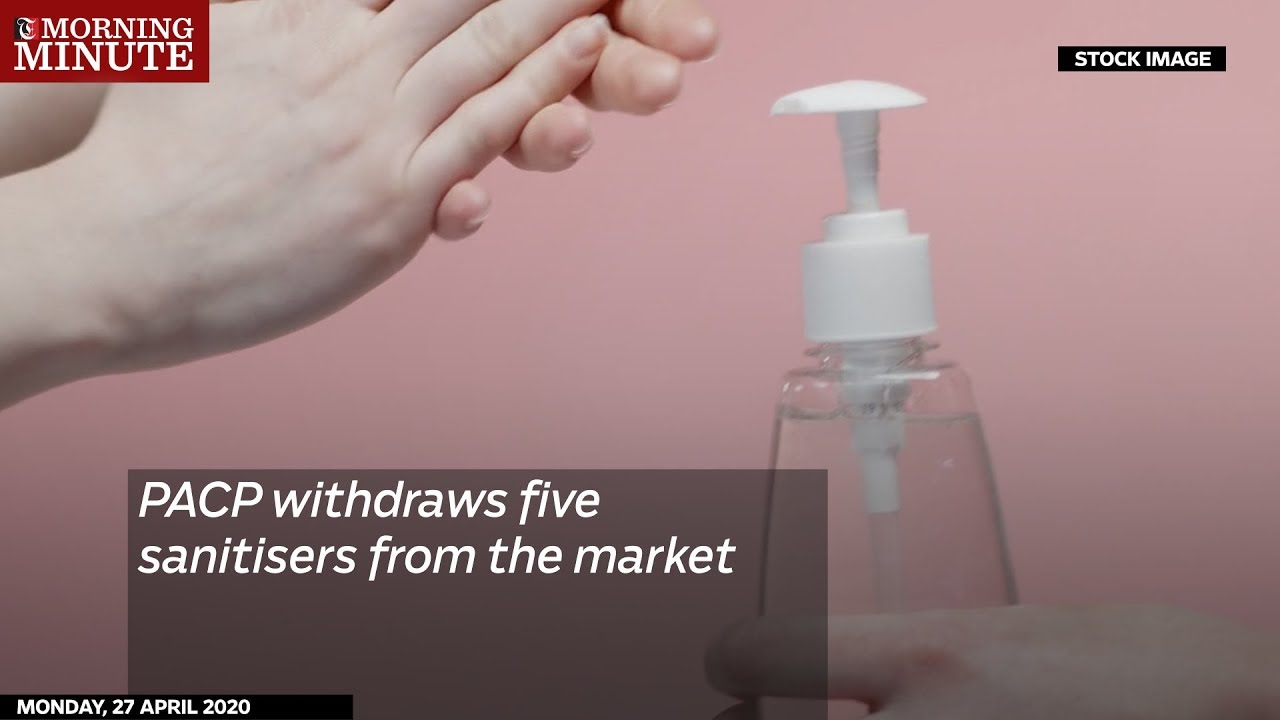 PACP withdraws five sanitisers from the market