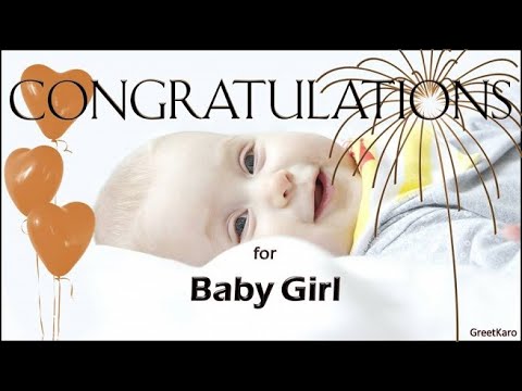 Congratulations message for Parents on getting Baby Girl