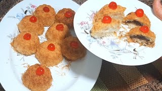 كب كيك الكنافه بحشوه القشطه والشيكولاته kunafa Cup cake with Cream حلويات رمضان