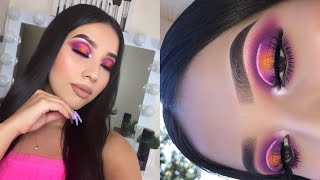 POP OF ORANGE EYESHADOW TUTORIAL 🍊