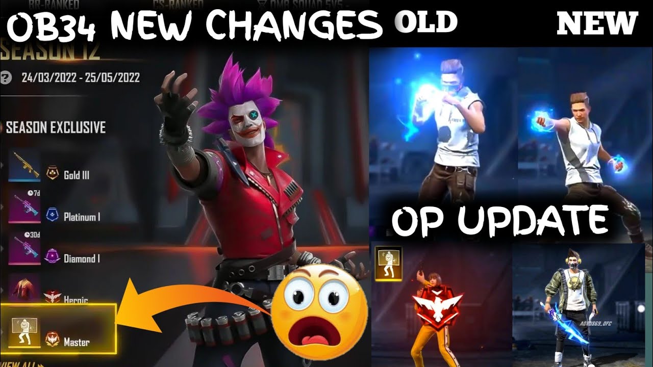 OB34 UPDATE IN FREE FIRE TELUGU | FREE FIRE NEW UPDATE IN TELUGU | FREE FIRE TODAY NEW UPDATE TELUGU