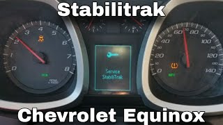 Falla Stabilitrak en Chevrolet Equinox 2011 motor 2.4.