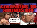 Solomonster classic rant about Bret Hart's absurd comments about Triple H. February 3rd, 2013 HD