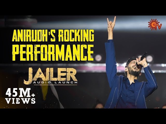 Anirudh's Rocking Performance of Hukum | Jailer Audio Launch class=