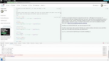 Easy JavaScript - Beginner Programming Tutorial - Variables and Use Strict mode (5)
