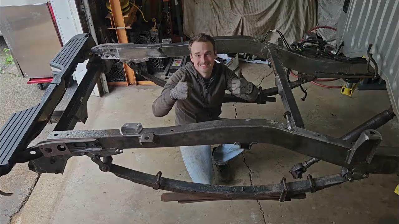 Stripping and coating the Tacoma frame - YouTube