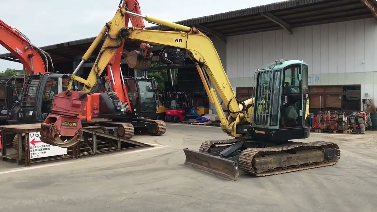 VIO70-3 4875時間 2007年製 林業機械 木材グラップル ウインチ付き