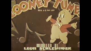 Porky & Daffy (1938) - “Title Cards” (1968 Sunset Productions” redrawn colorized)