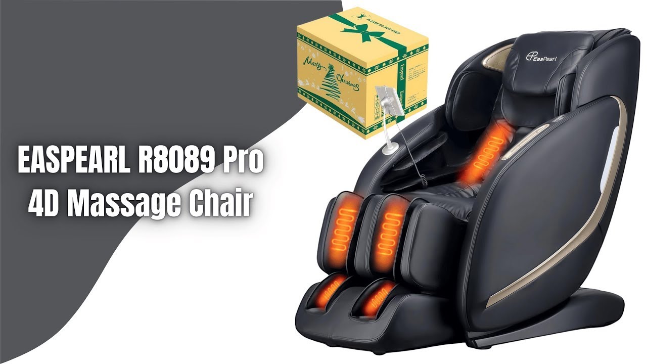 Массажное кресло EASPEARL R8089 Pro 4D 💆‍♂️ SL-Track Zero Gravity | Подогрев всего тела и тайский...