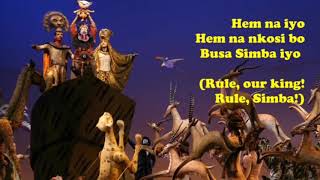 King Of Pride Rockcircle Of Life Reprise