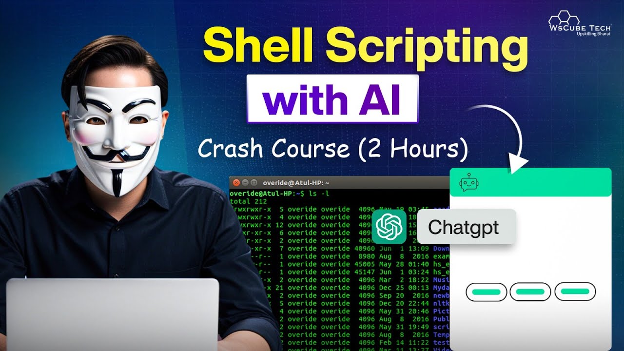 Shell Scripting with AI Full Course for Beginners (Crash Course) - YouTube