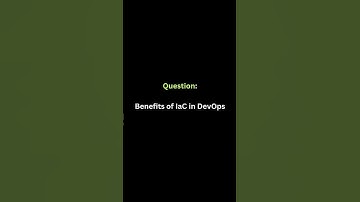 Benefits of IaC in DevOps | #devops #benefits #infrastructure #code #interview #question #education