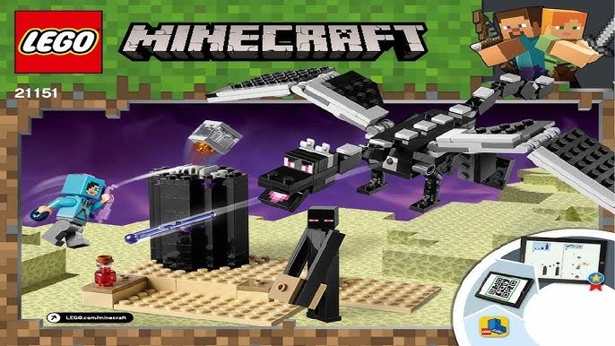 JANGBRiCKS LEGO reviews & MOCs: LEGO Minecraft: The Ender Dragon reviewed!  set 21117