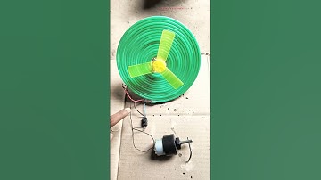 powering neon strip light with Gear motor and dc motor Fan #motor #electricmotor #electrical #diy