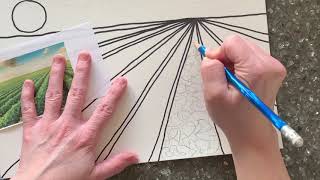 Landscape Drawing - Texture & Patterns