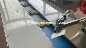 Egg roll auto Packaging Machine，Mutli egg rolls packaging machine ,Multi stick flow wrapping Machine