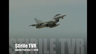 Britanicii au trimis din nou la Constanța 4 avioane Eurofighter Typhoon și 160 de militari. Știrea aceasta a fost difuzată în Telejurnalul TVR.