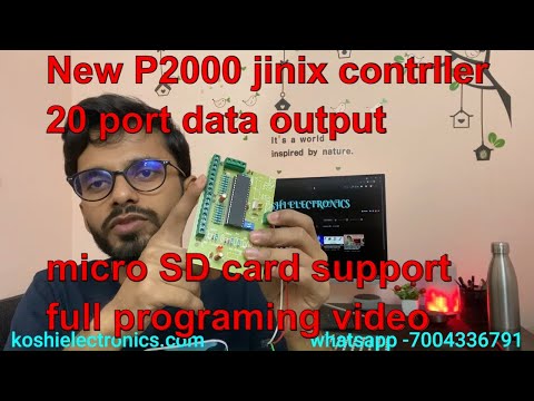20 Port Jinix Pixel LED Parallel Controller | SD Card, Jinx Software, 4000 LEDs | Koshi Electronics video