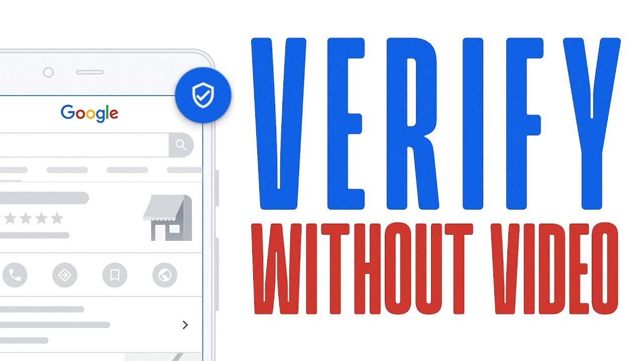 Подтверждение бизнес-профиля Google без видео.